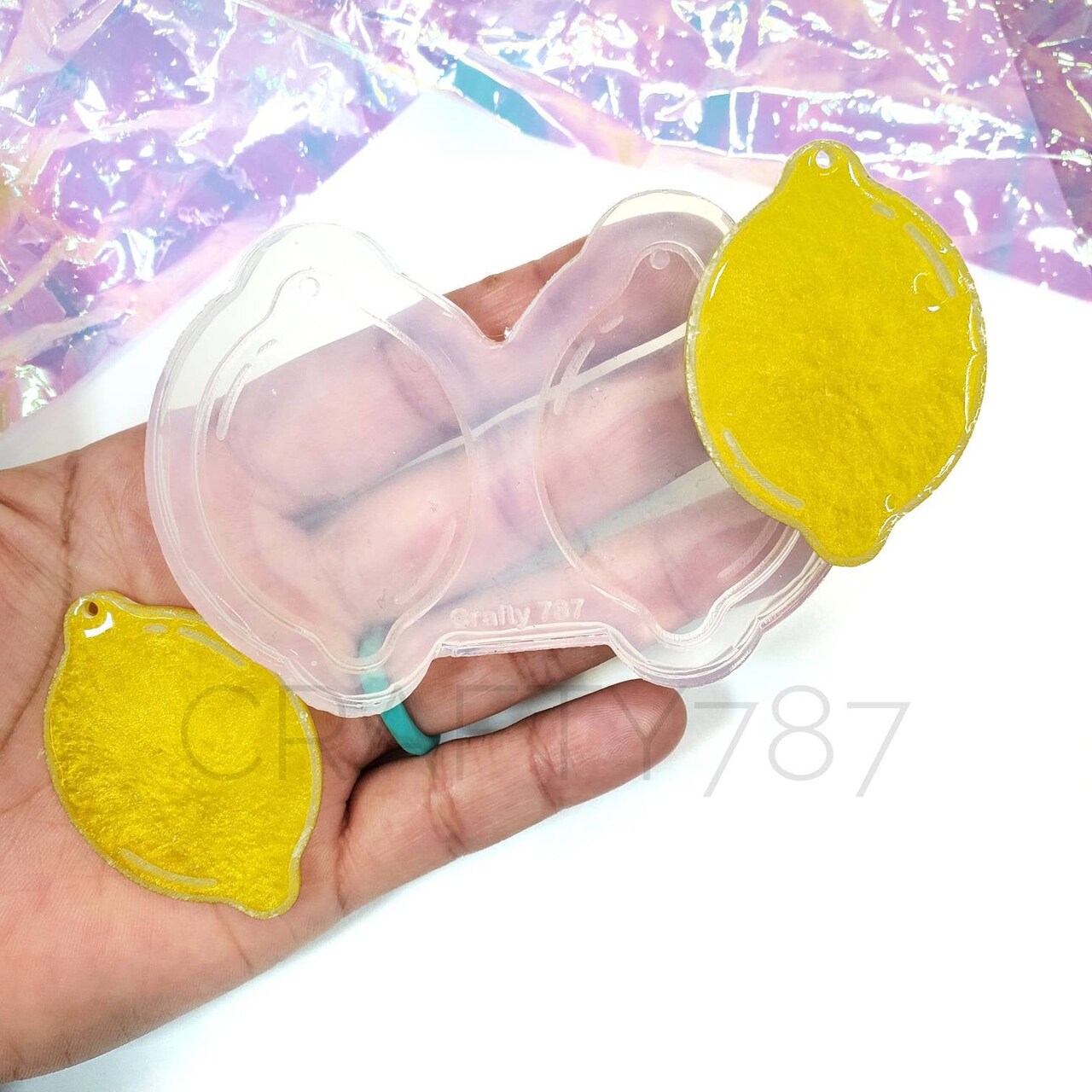Lime Lemon Dangle Earring Silicone Mold (D3)